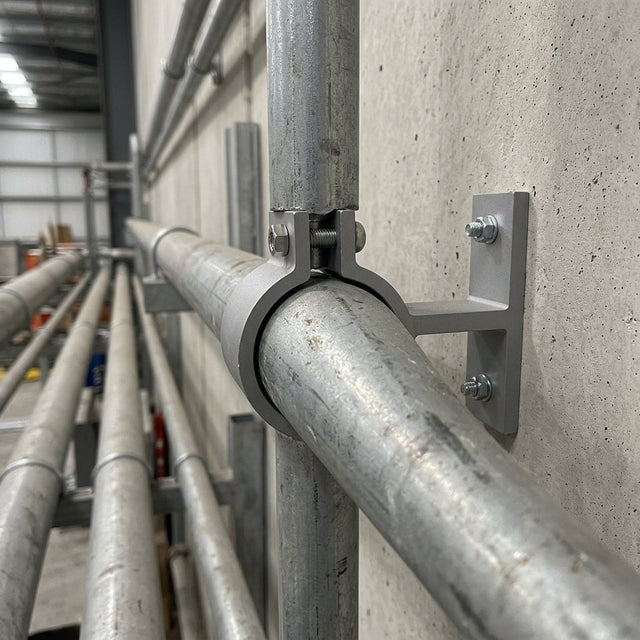 Adjustable Aluminium Downpipe Clip 63mm Diameter