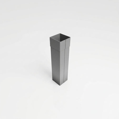 72x72mm Aluminium Gutter Outlet Spigot Extender (view 2)