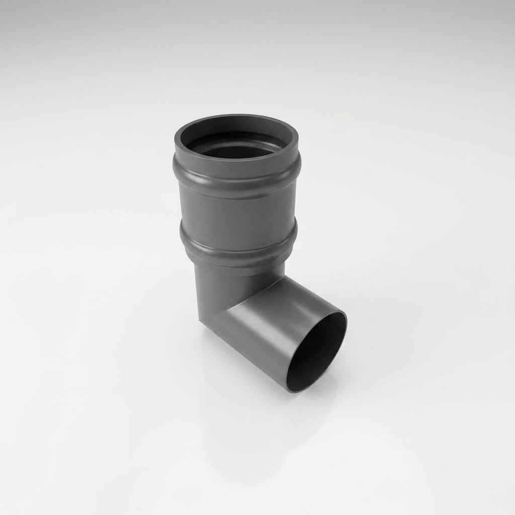 Traditional Aluminium Downpipe Bends 63mm Dia 92.5° 112.5° (view 2)