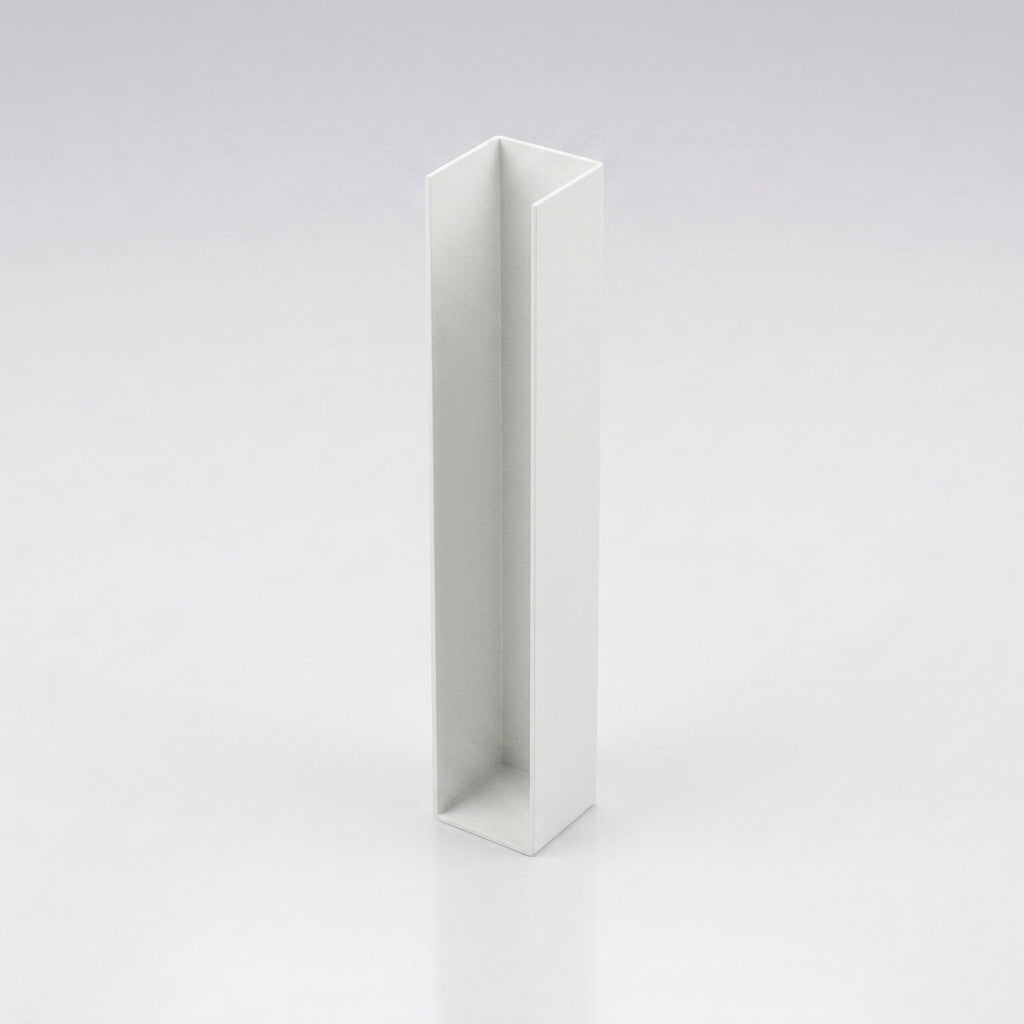 UF1 Aluminium Fascia Board Joint Cover - U Return Profile — RAL 9016
