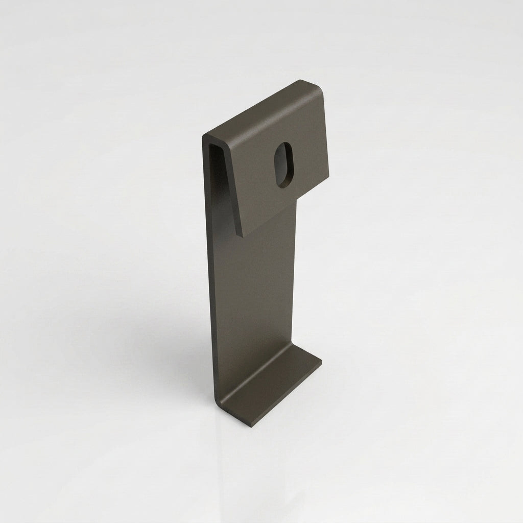 Moulded Ogee Gutter Direct Fix Bracket 125 x 100mm — RAL 7022
