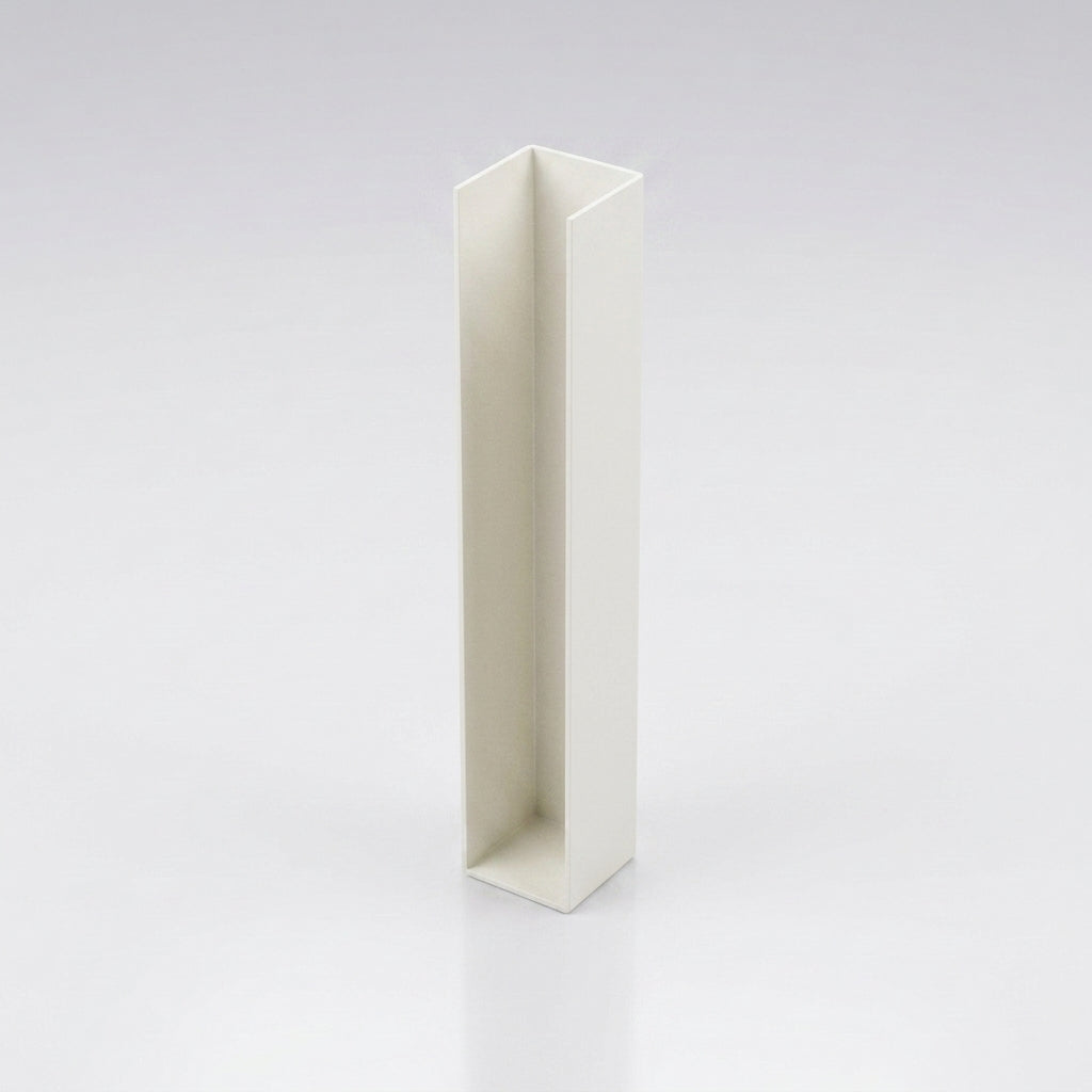 UF1 Aluminium Fascia Board Joint Cover - U Return Profile — RAL 9010