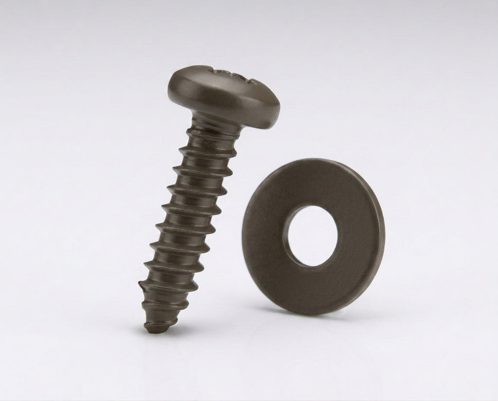 No. 12 x 30mm Box Gutter Fixing Screw & Washer Set (100pcs) — RAL 7022