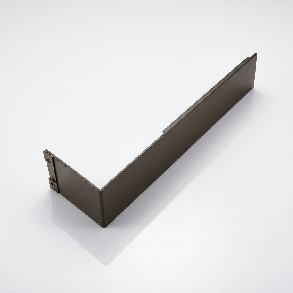 Aluminium Fascia Board Joint Cover V Return — RAL 7022