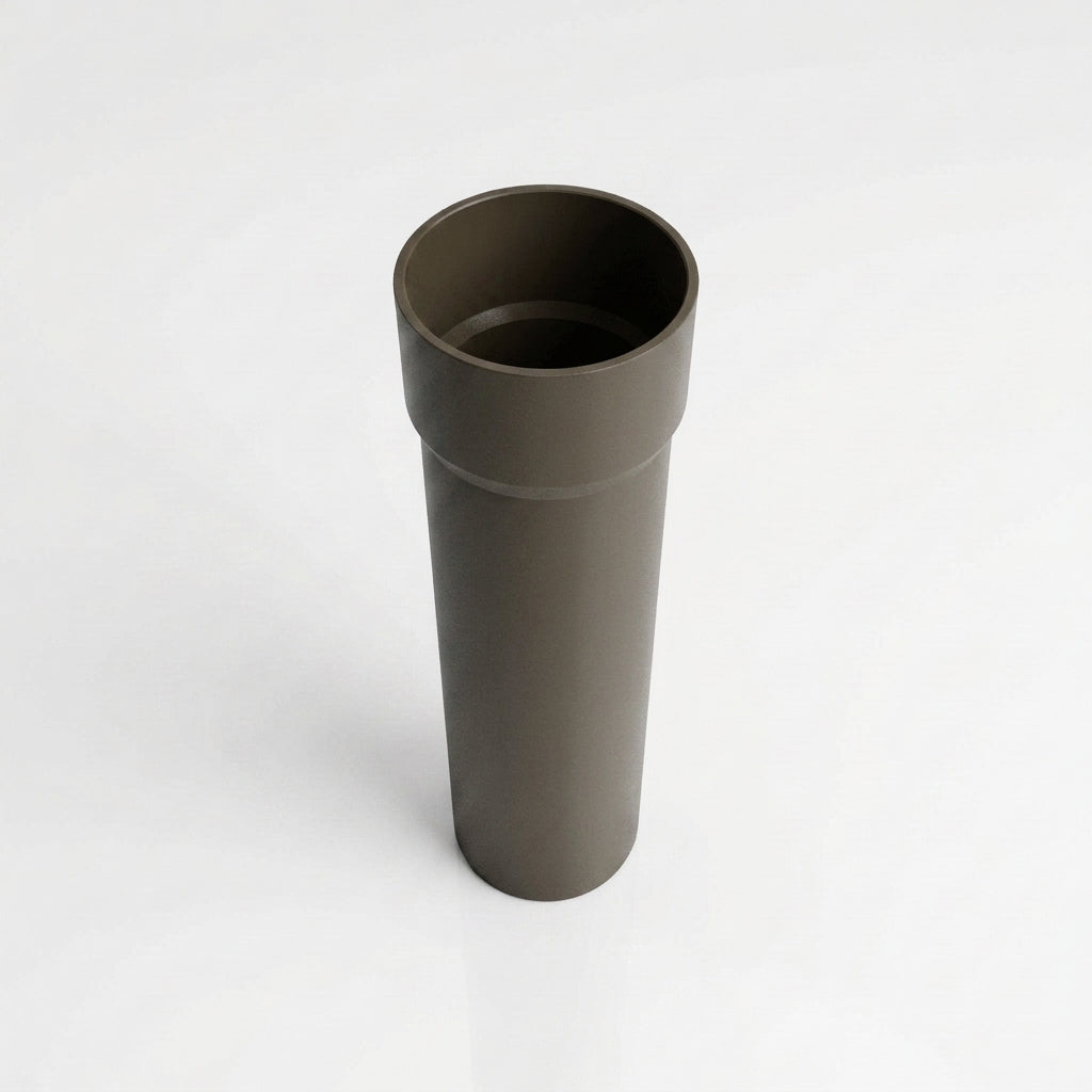 63mm Diameter Gutter Outlet Spigot Extender — RAL 7022