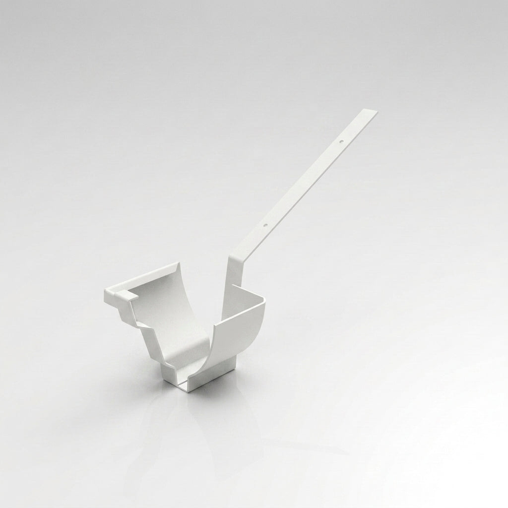 Moulded Ogee Gutter Top Rafter Bracket 125 x 100mm — RAL 9016