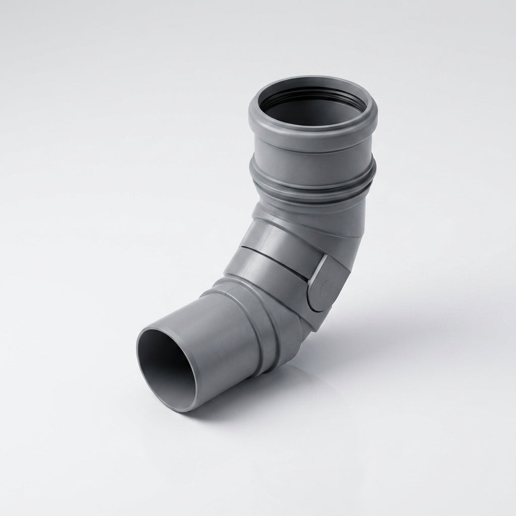 Traditional Adjustable Swanneck 76mm Dia Downpipe Connector (view 2)