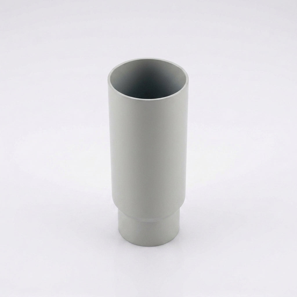 Flush Joint Aluminium Downpipe Length – 76mm Dia x 3m — RAL 7035