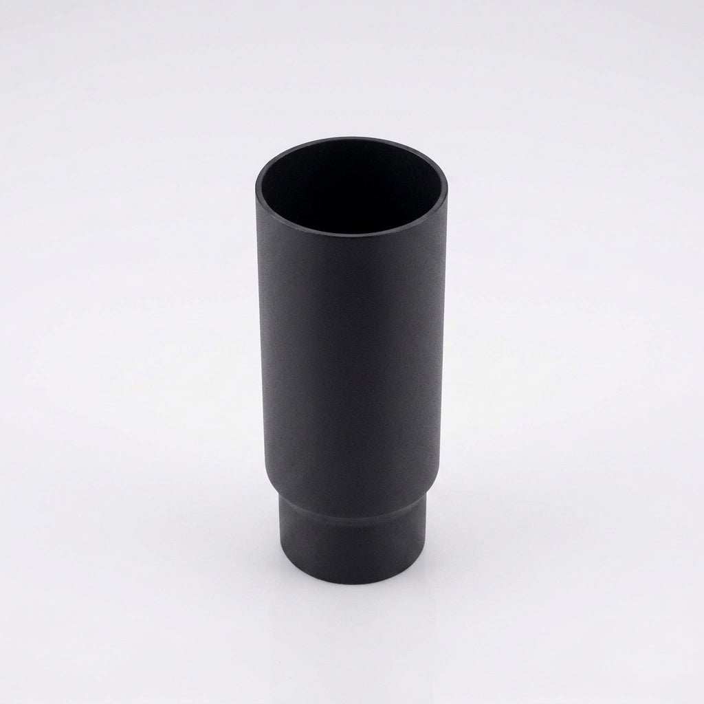 Flush Joint Aluminium Downpipe Length – 76mm Dia x 3m — Textured Black
