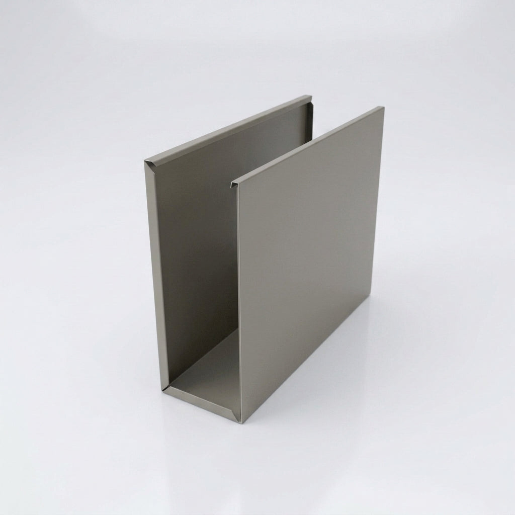 V Return Aluminium Fascia Board Gable Box Ends — RAL 7036