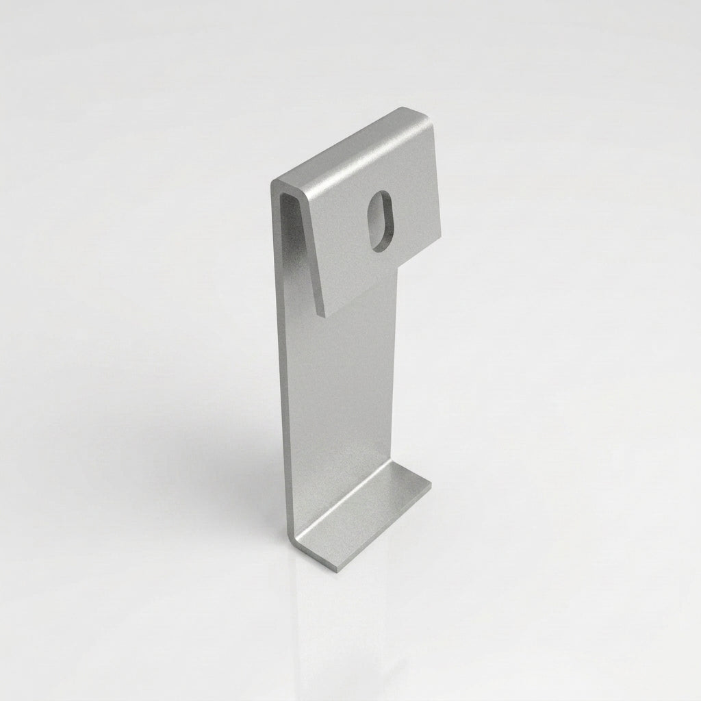 Moulded Ogee Gutter Direct Fix Bracket 125 x 100mm — RAL 9006