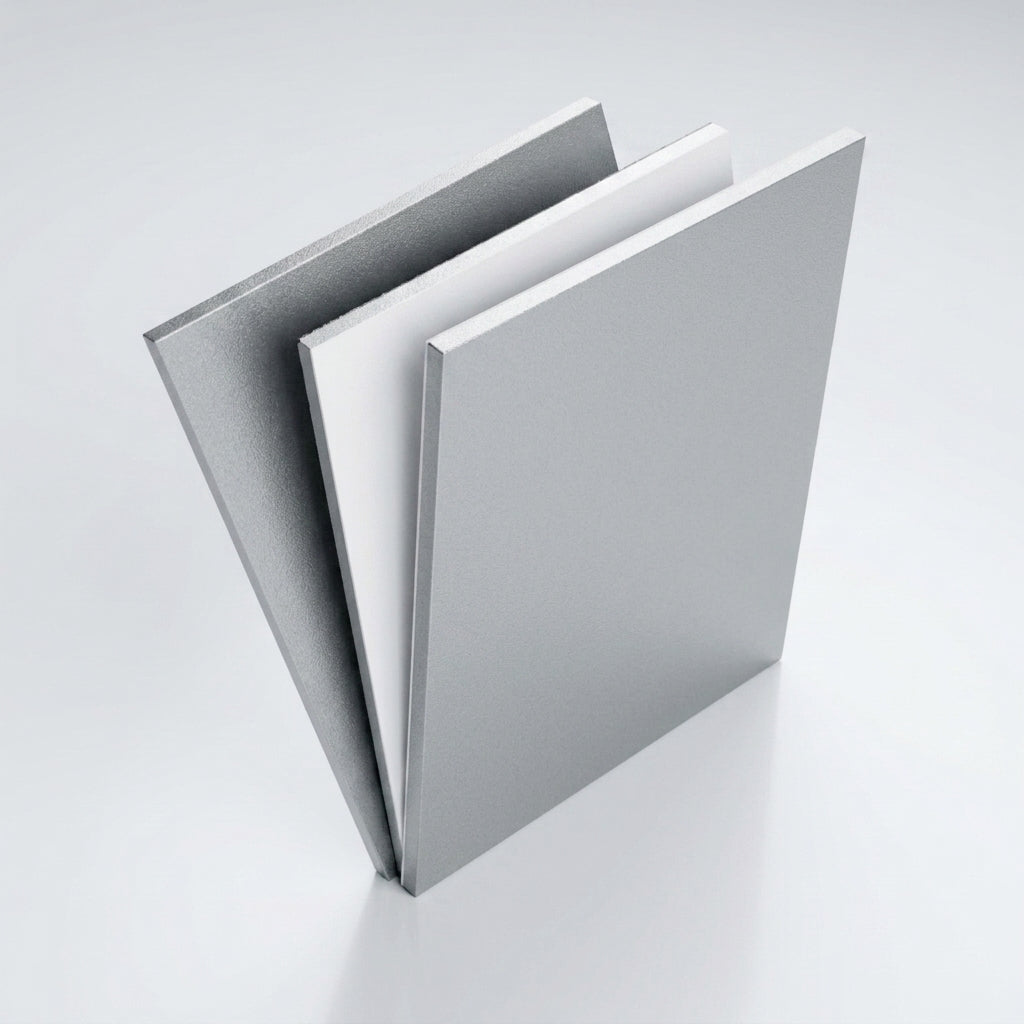 Aluminium Colour Plate Sample — RAL 9006