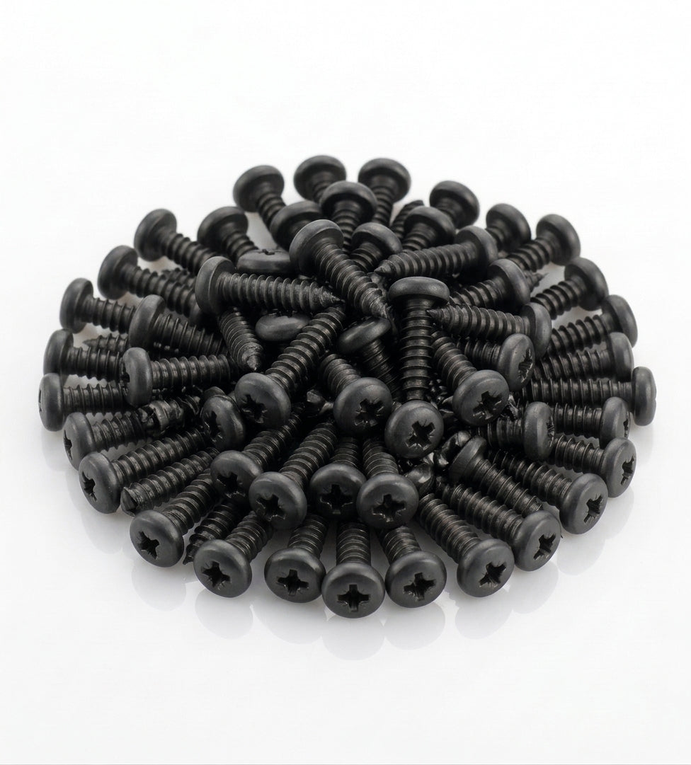 No. 12 × 30mm Pozi Pan Gutter Bracket Fixing Screw (100 Pack) — RAL 7021