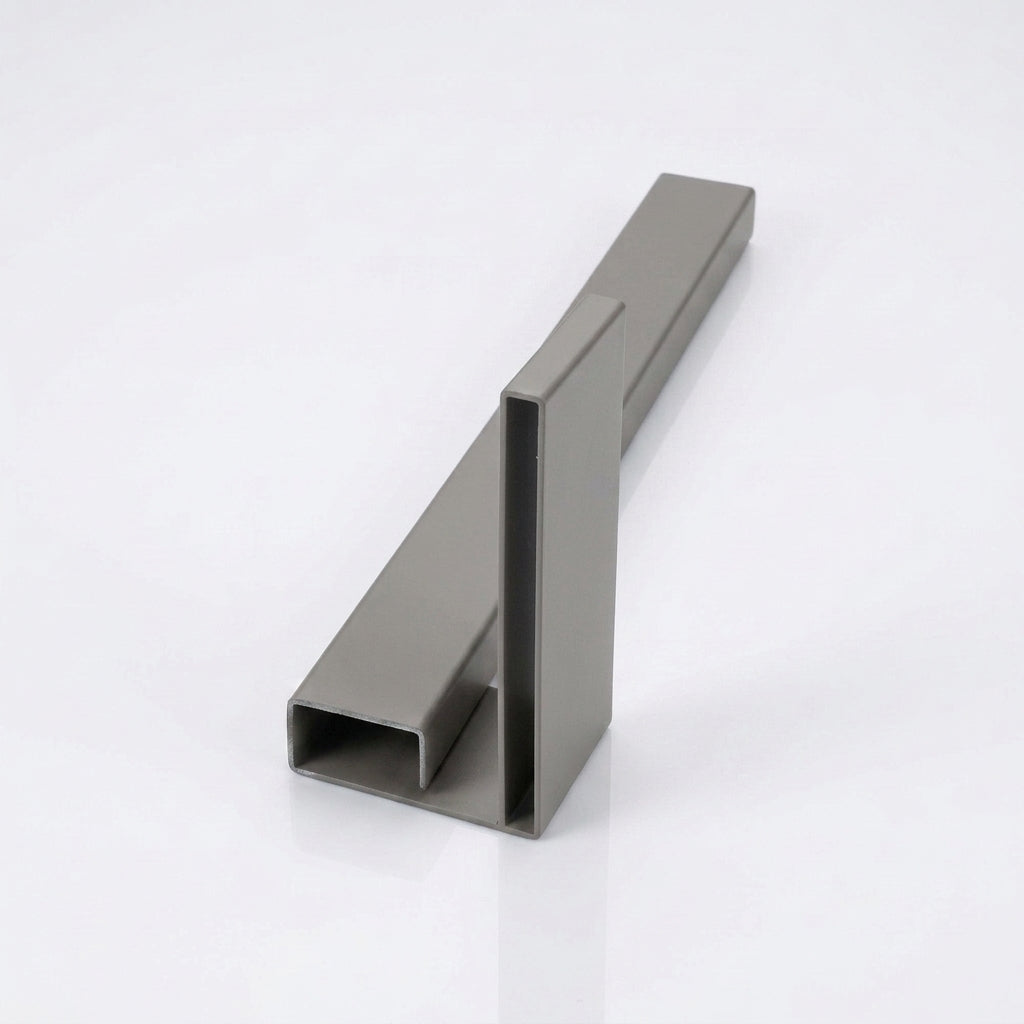 L Return Aluminium Fascia Board Joint Cover — RAL 7036
