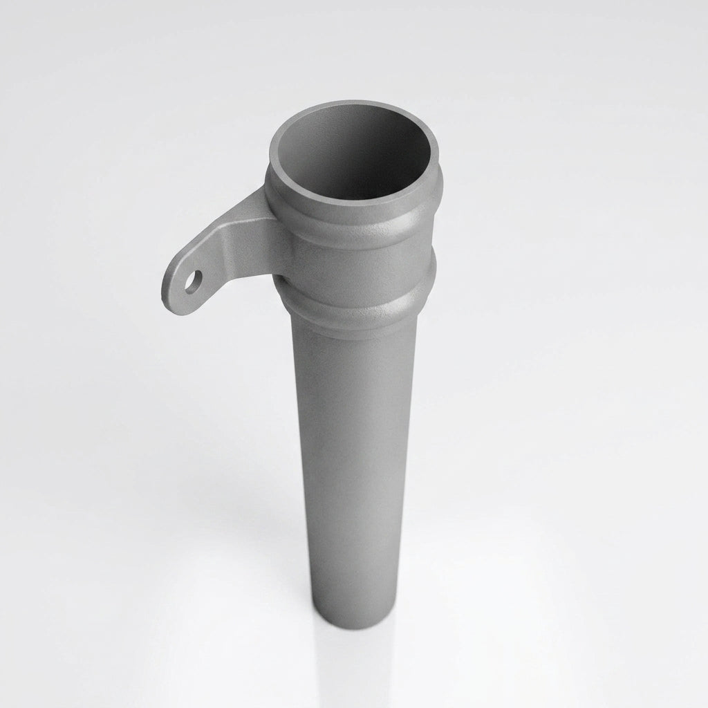 Traditional Aluminium Downpipe 76mm Diameter × 3m Eared Socket (view 2)