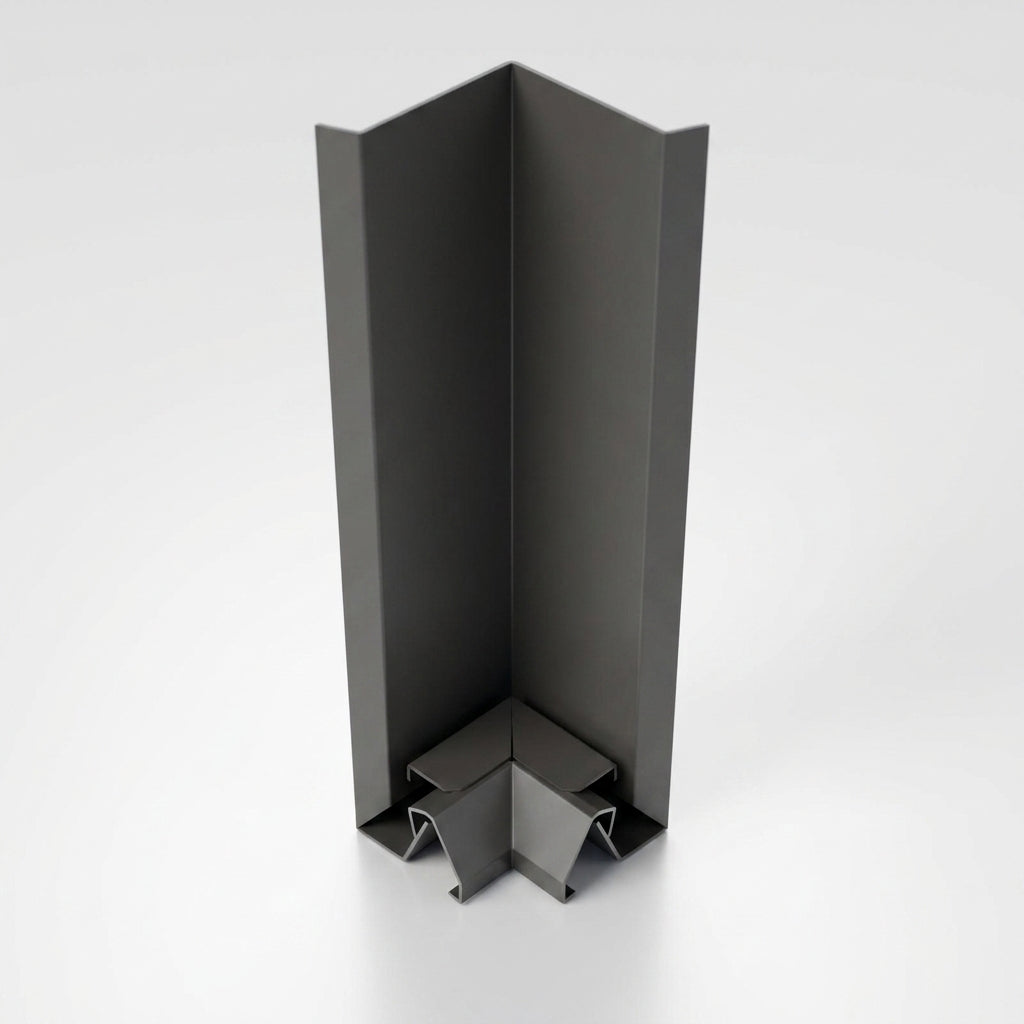 V Return Aluminium Fascia Angle Covers for Mitred Corners (view 2)