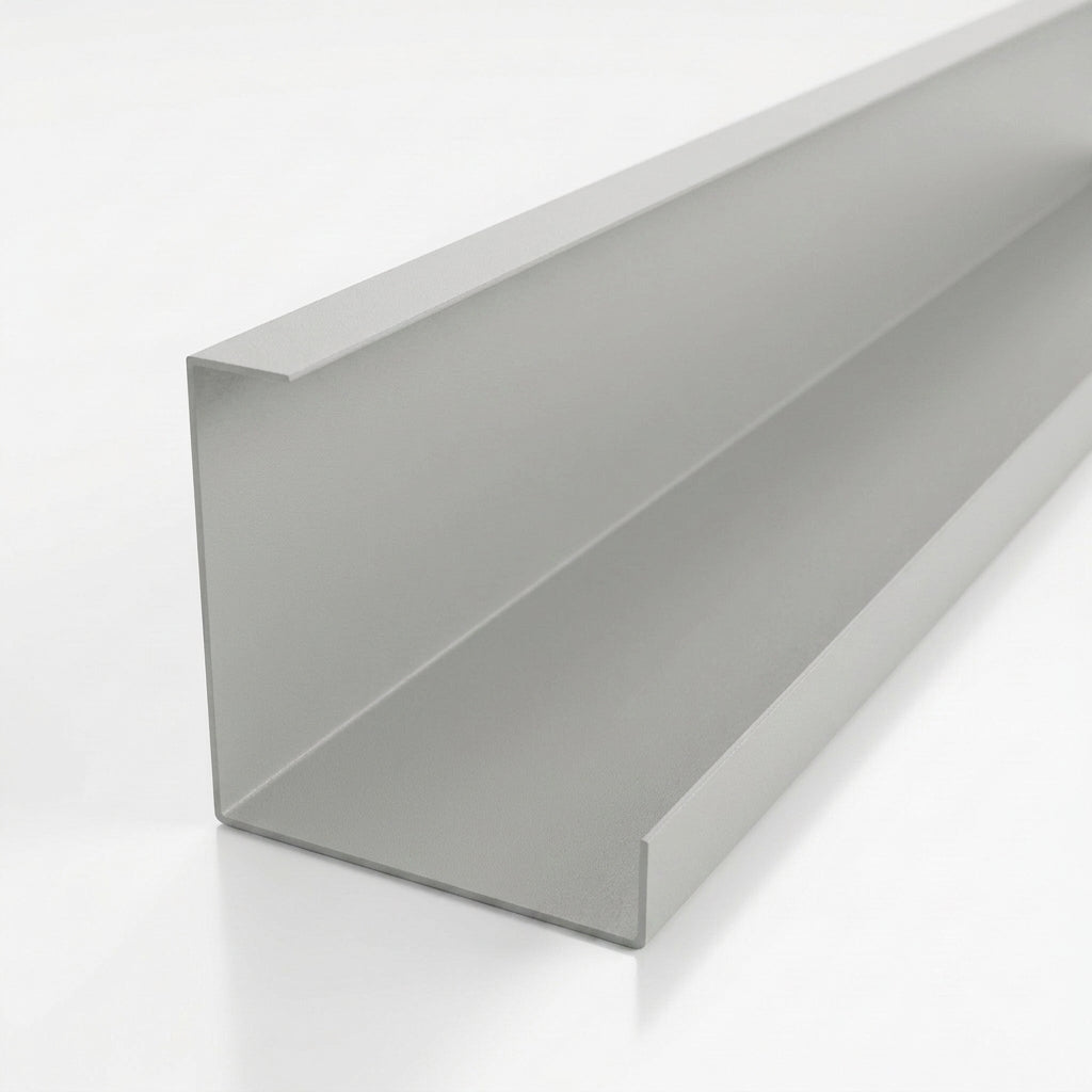 L Return Aluminium Fascia Board 30mm – 3m — RAL 7035