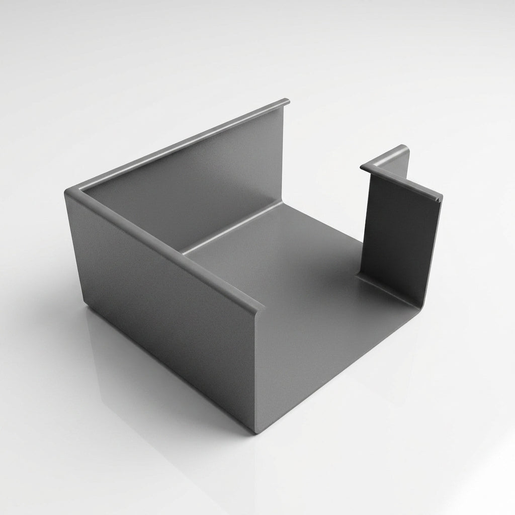 90° Aluminium Box Gutter Angle 135 x 100mm (view 2)
