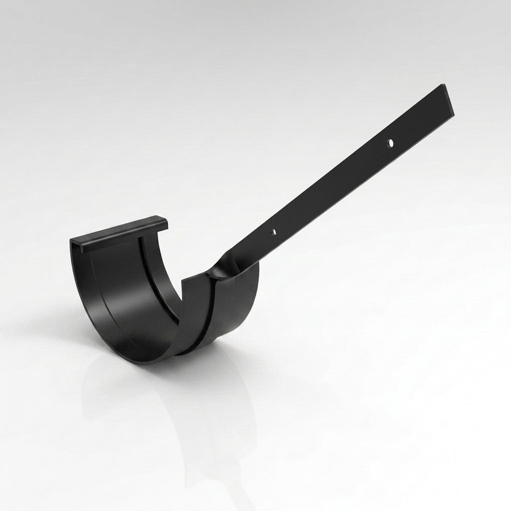 130mm Deepflow Gutter Side Rafter Bracket – Aluminium — RAL 9005
