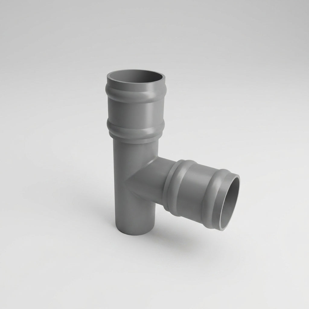 Traditional Aluminium Downpipe Branch 76mm Diameter — Other Colour TBA / 92.5 Degrees