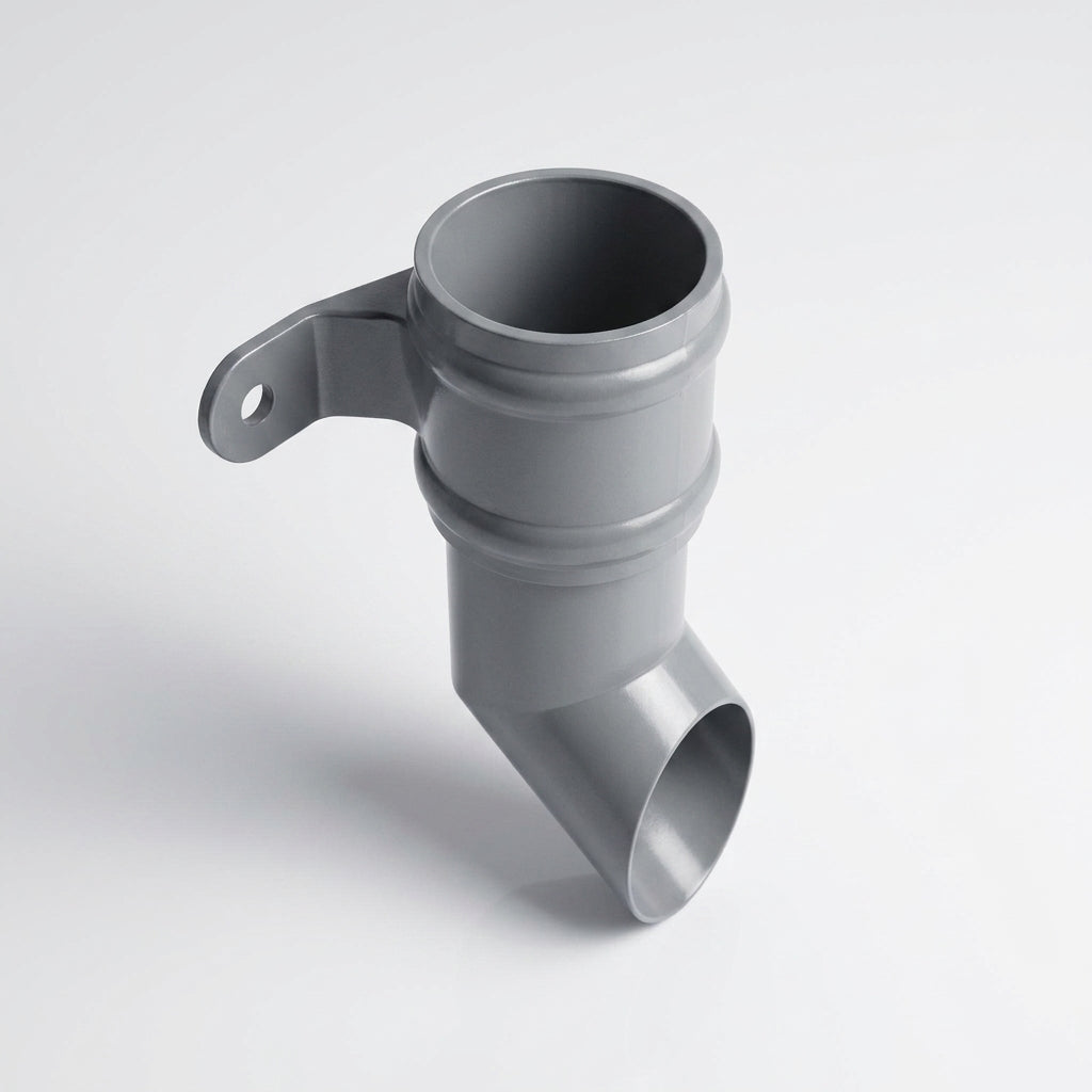 Traditional Aluminium Downpipe Shoe 76mm Diameter (view 2)