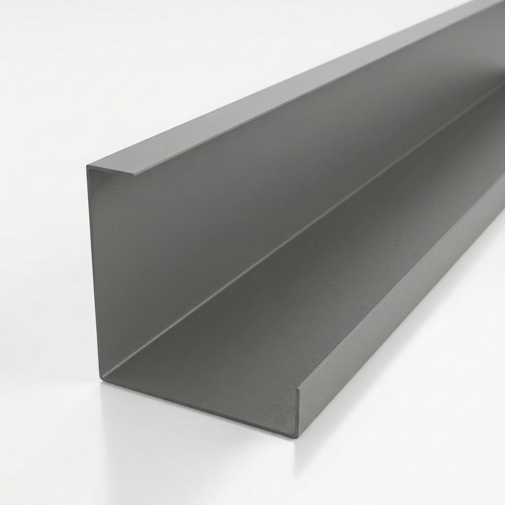 L Return Aluminium Fascia Board 30mm – 3m — RAL 7037