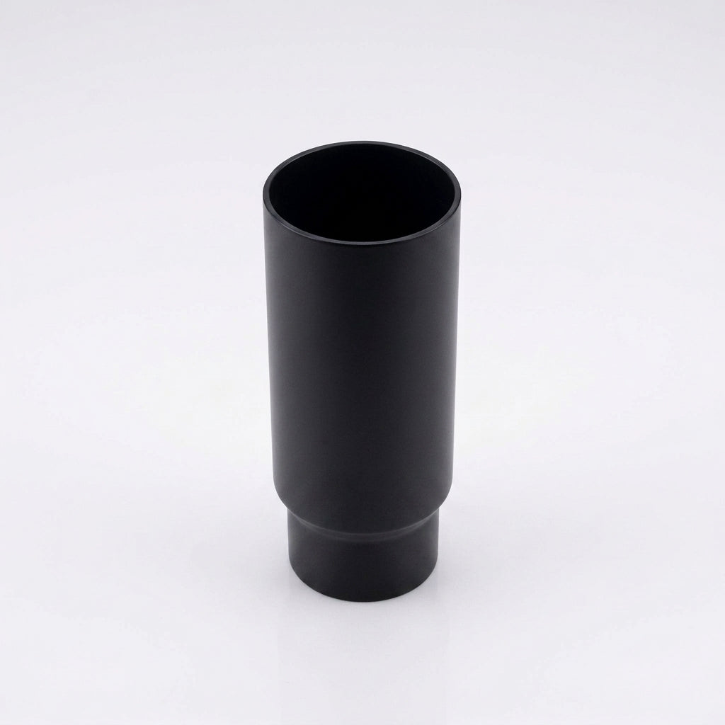 Flush Joint Aluminium Downpipe Length – 76mm Dia x 3m — RAL 9005