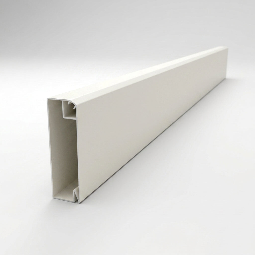 U Return Aluminium Fascia Board 30x25mm – 3m Length — RAL 9010