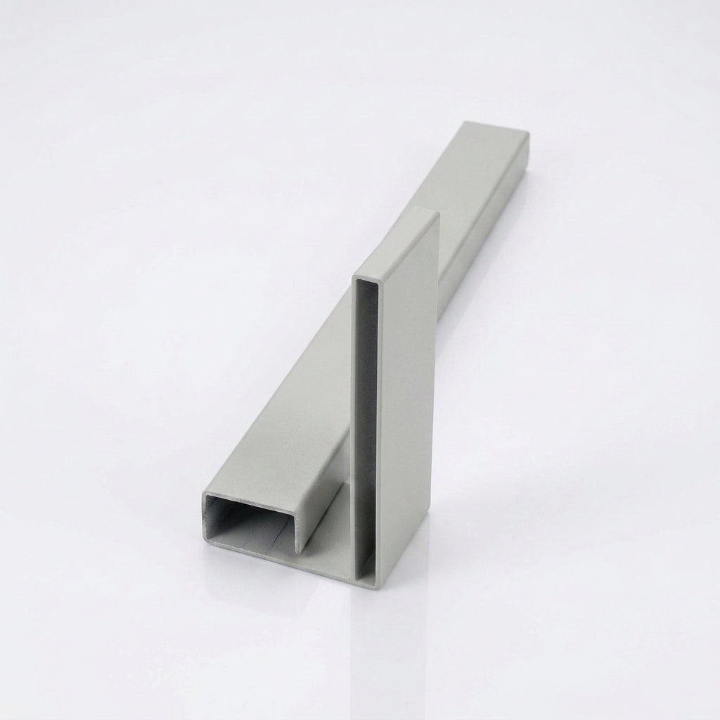 L Return Aluminium Fascia Board Joint Cover — RAL 7035