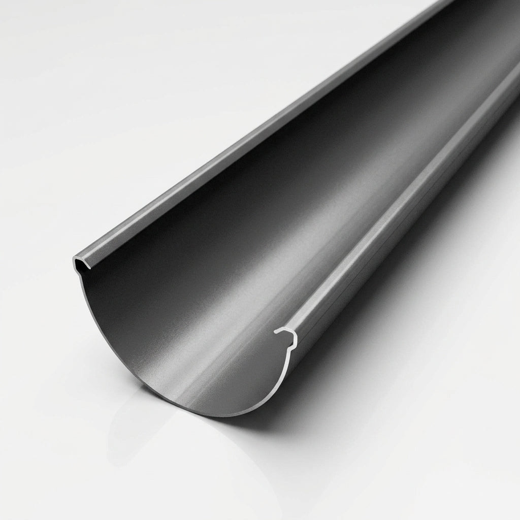 Deepflow Aluminium Gutter Length 130mm × 3m (view 2)