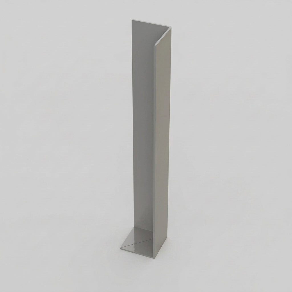 L Return Fascia Board Angle Covers – Aluminium Corner Fascia — RAL 7036 / 90 Deg External Angle
