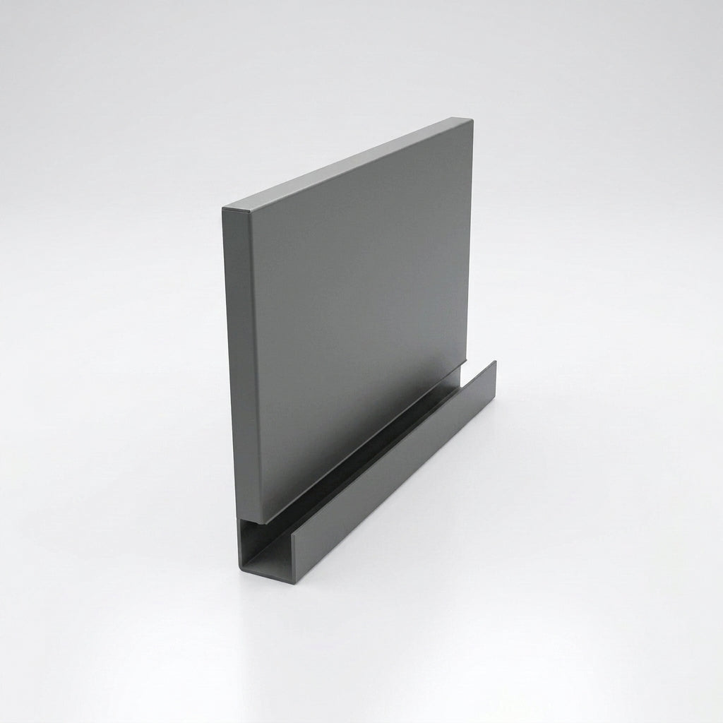 U Return Aluminium Fascia Board Gable Box Ends — RAL 7037