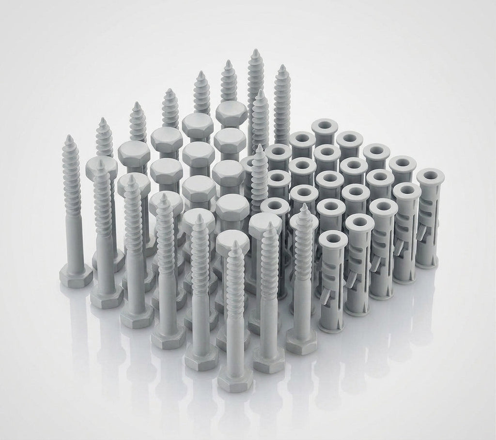 M8 x 70mm Hex Head Coach Screws, Stainless Steel (Pack of 50) — RAL 7035