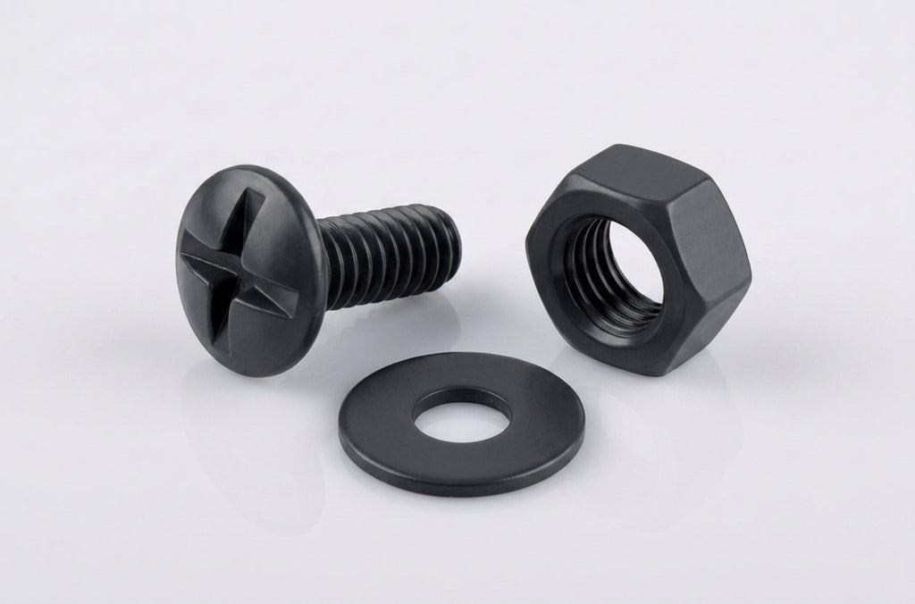 M6 Moulded Gutter Jointing Bolt, Nut & Washer Set (50 Pack) — RAL 7021