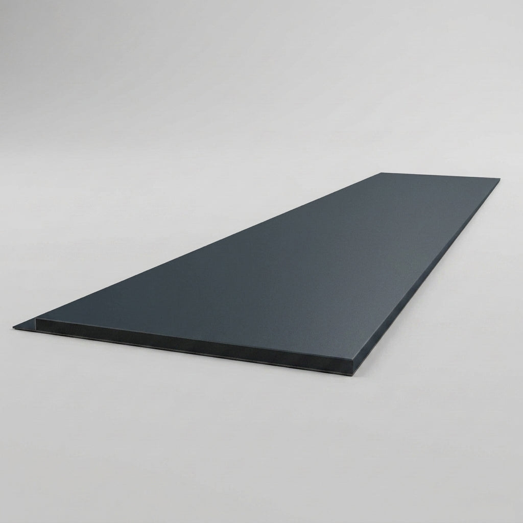 Aluminium Soffit Boards – Plain or Vented with Exterior Coating — RAL 7016 / 740mm Wide | Unvented