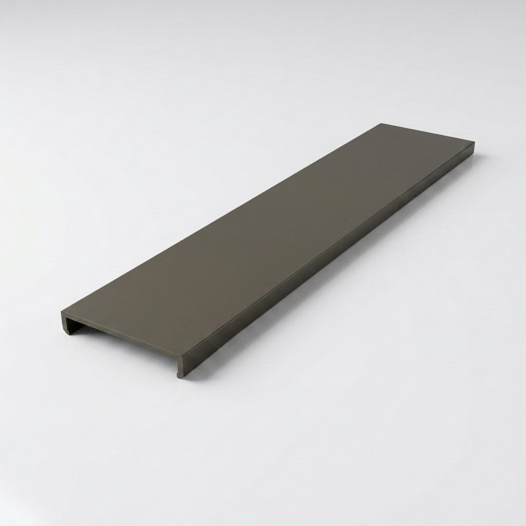 Aluminium Soffit Board Joint Cover — RAL 7022