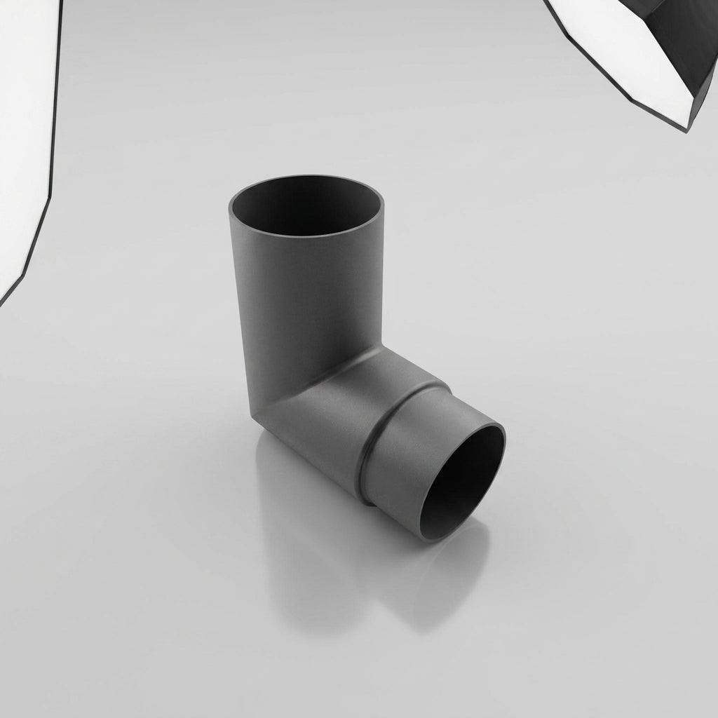 Flush Joint Aluminium Downpipe Bends 63mm Diameter — Other Colour TBA / 92.5 Deg