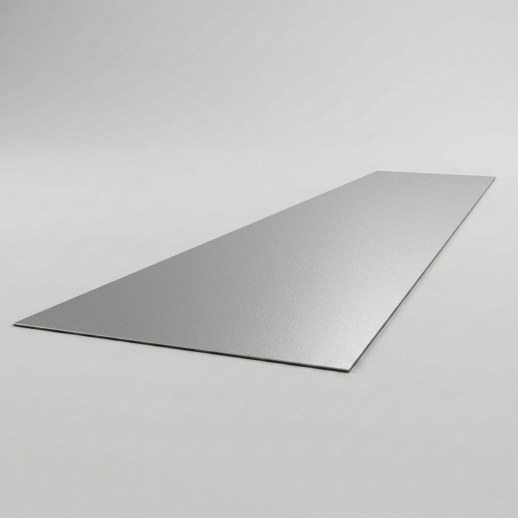 Aluminium Soffit Boards – Plain or Vented with Exterior Coating — RAL 9006 / 180mm Wide | Unvented
