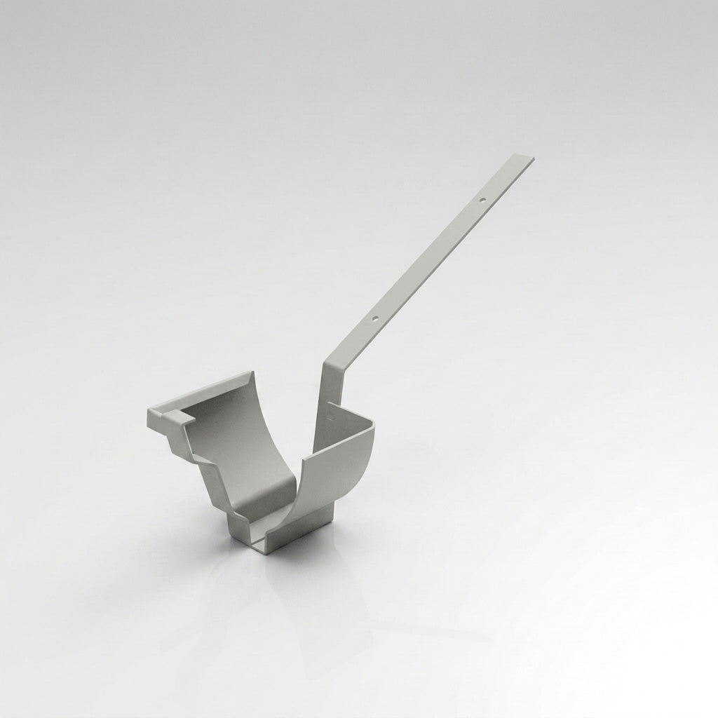 Moulded Ogee Gutter Top Rafter Bracket 125 x 100mm — RAL 7035
