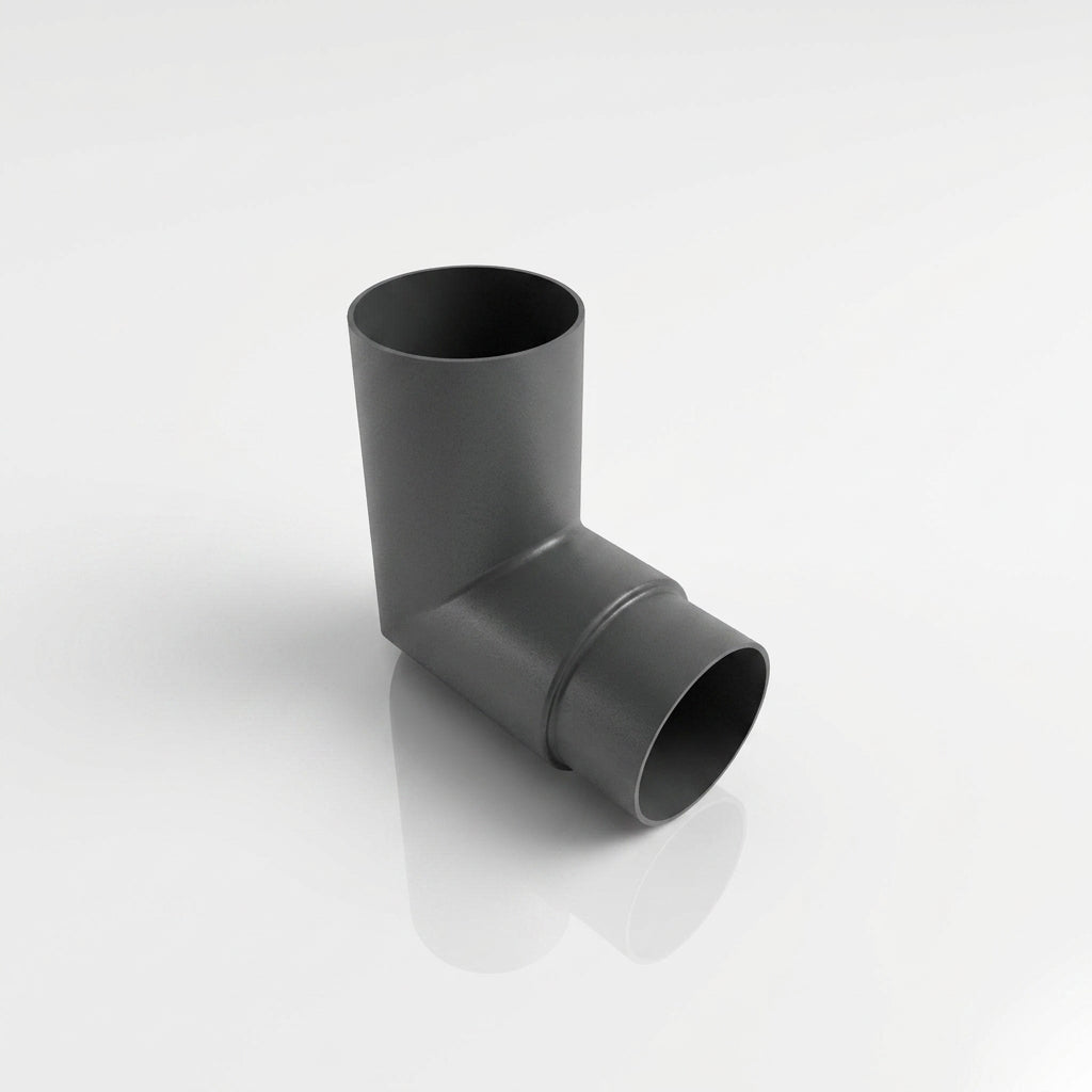 Flush Joint Aluminium Downpipe Bends 63mm Diameter (view 2)