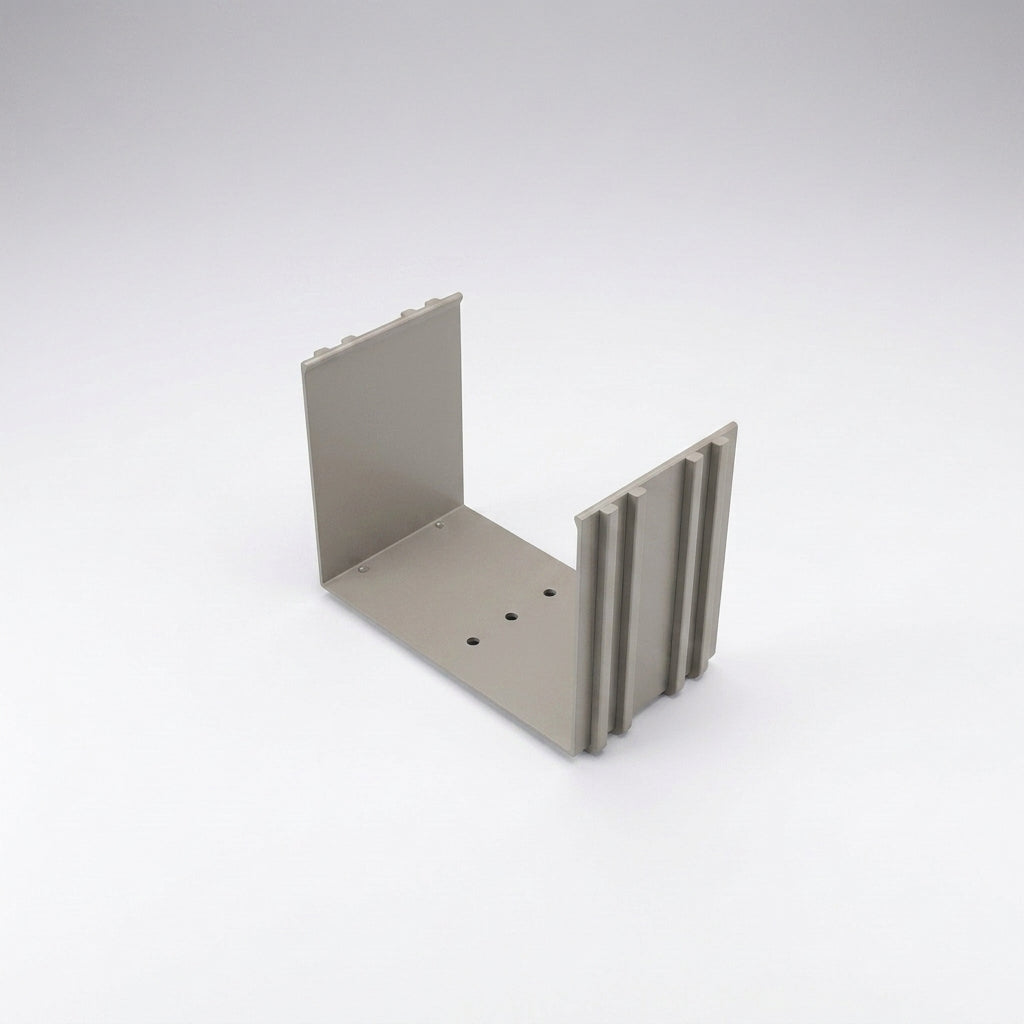 Aluminium Box Gutter Jointer 135 x 100mm — RAL 7036