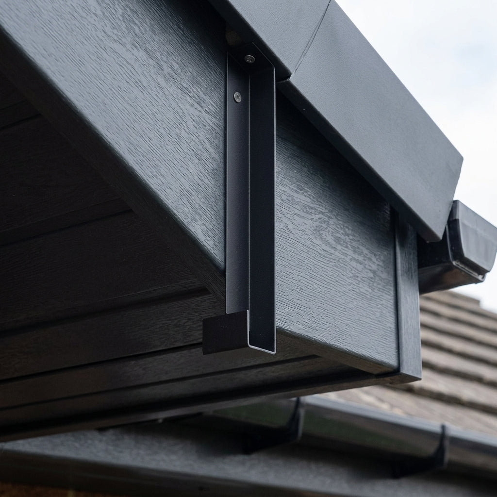 UF1 Aluminium Fascia Board Joint Cover - U Return Profile