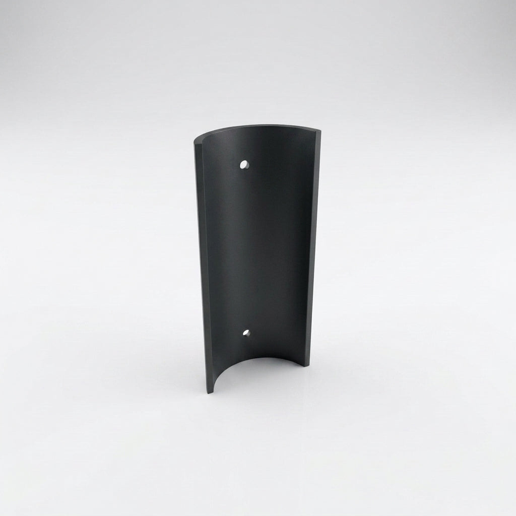 63mm Diameter Aluminium Downpipe Access Plate — RAL 7021
