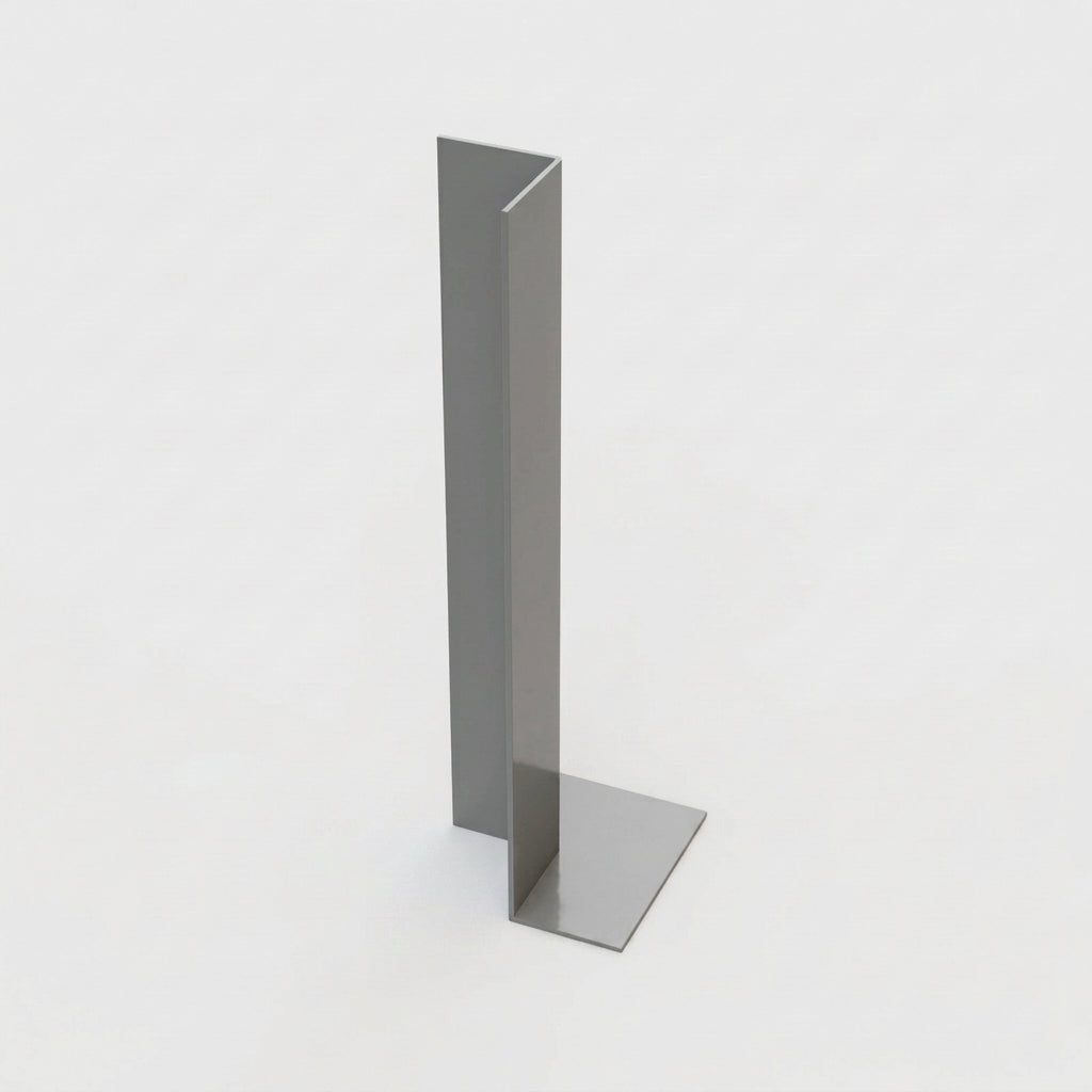 L Return Fascia Board Angle Covers – Aluminium Corner Fascia — RAL 7037 / 90 Deg Internal Angle