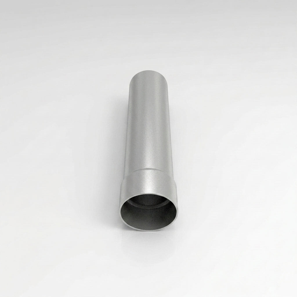 76mm Aluminium Gutter Outlet Spigot Extender – 250mm — RAL 9006