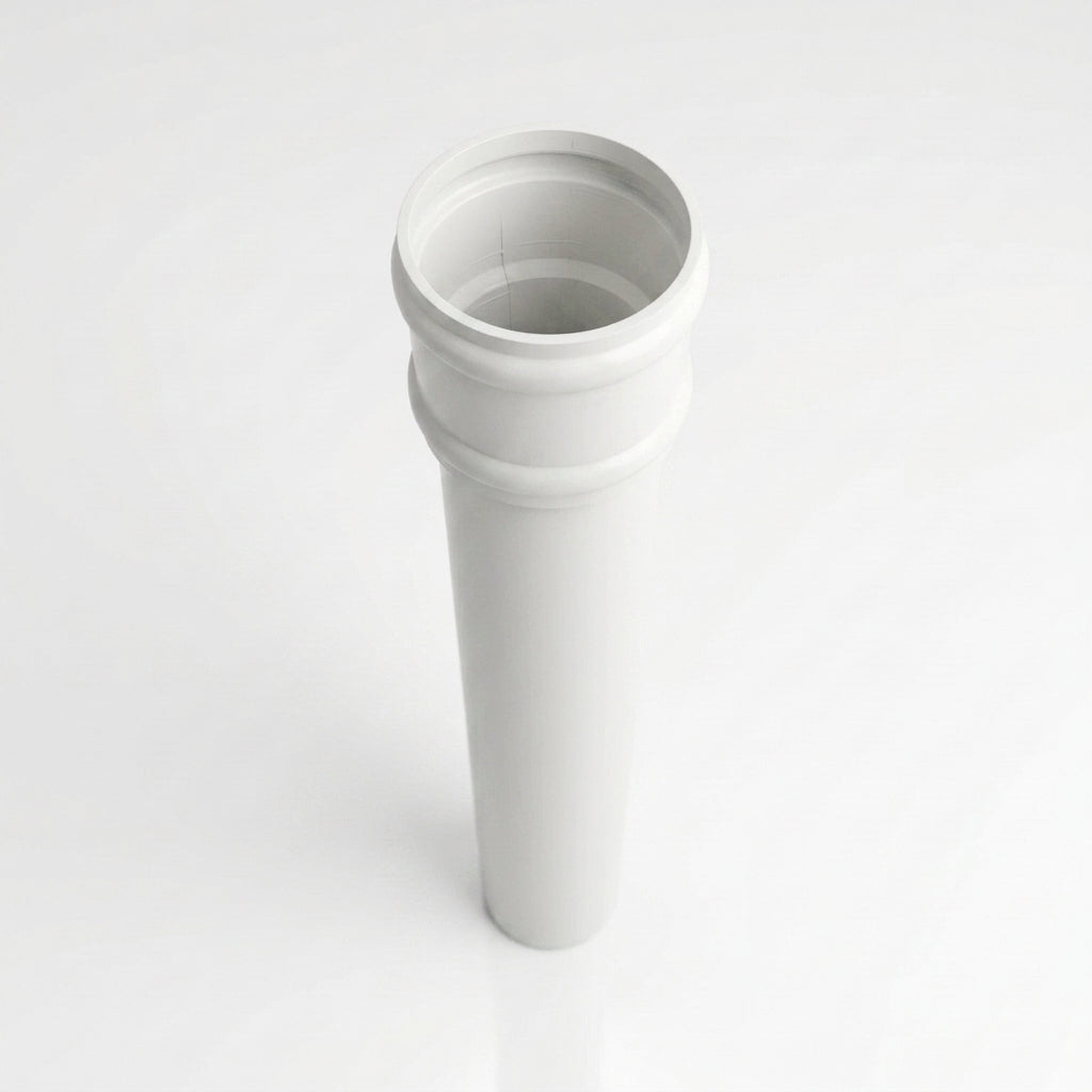 Traditional Downpipe Length 63mm Dia x 3m Non-Eared Socket — RAL 9016