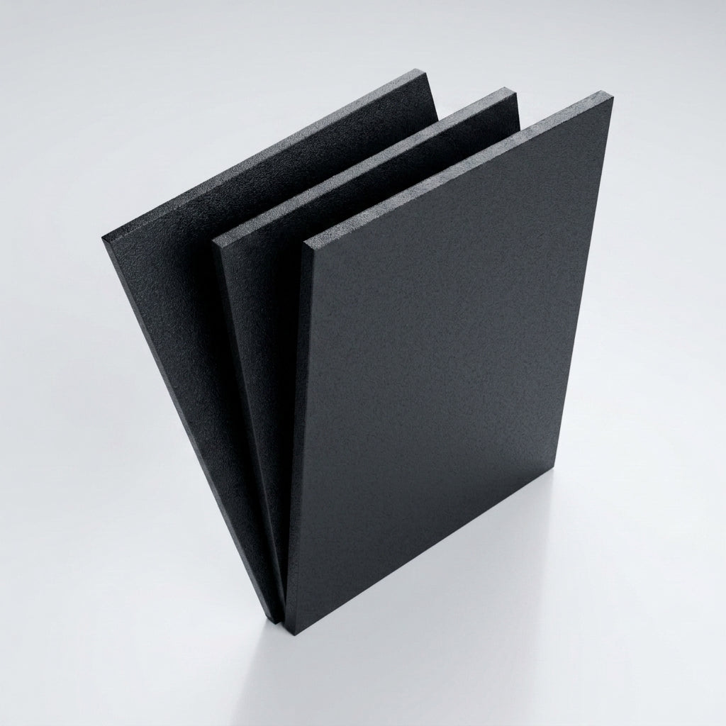 Aluminium Colour Plate Sample — Textured Black