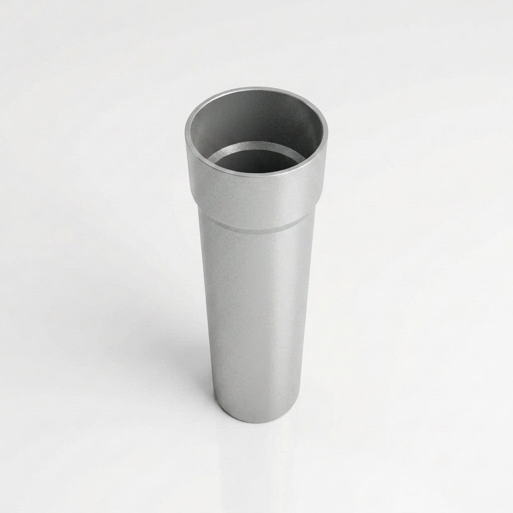 63mm Diameter Gutter Outlet Spigot Extender — RAL 9006