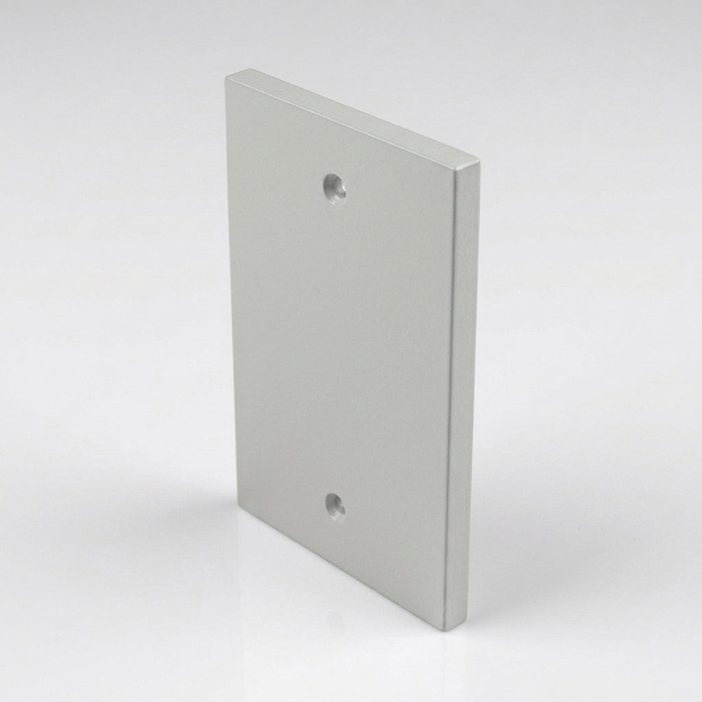 Aluminium Downpipe Access Plate 72x72mm — RAL 7035