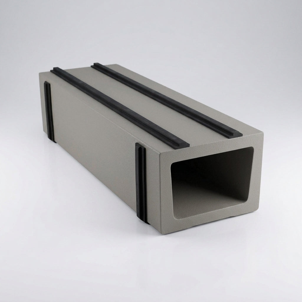Aluminium Coping Fixing/Joint Brackets 1500mm Centres — RAL 7036